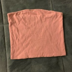 pink brandy melville tube top